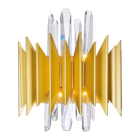 Cwi Lighting Cityscape 5 Light Wall Sconce With Satin Gold Finish 1247W13-5-602